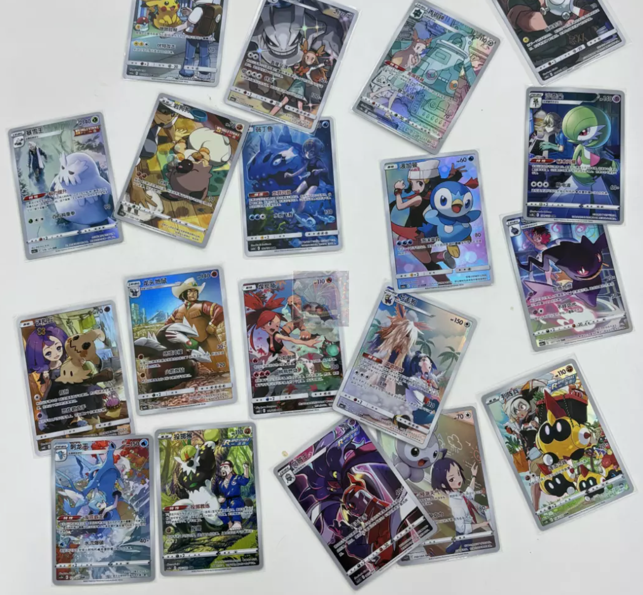 Pokemon TCG S-Chinese Full Art Trainer & Pokémon Mixed Lot SET NM