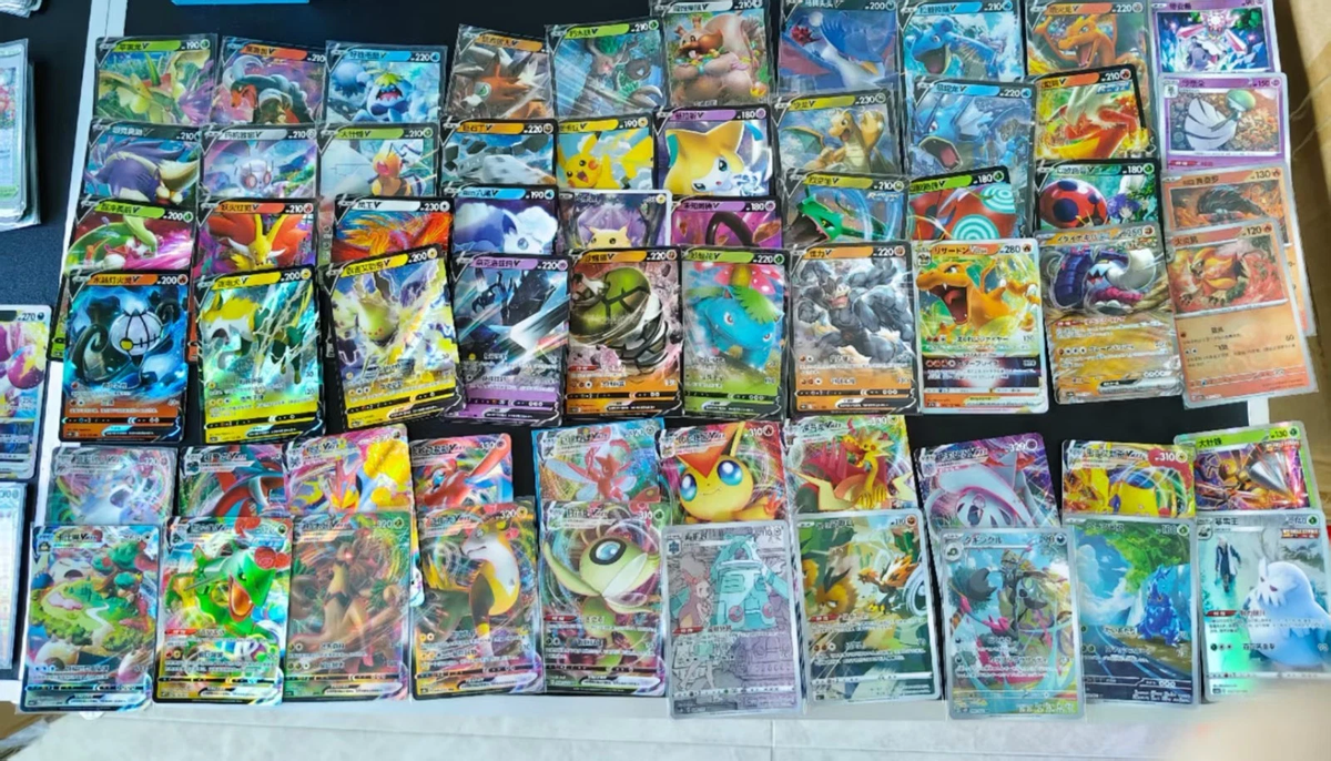 Set Pokémon Rrr Pokemon TCG S-Chinese PTCG RR RRR HOLO Rare Cards Lot 100 PCS Random ...