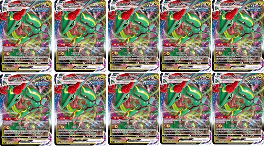Rayquaza VMAX Rapid Strike Set 10 pics